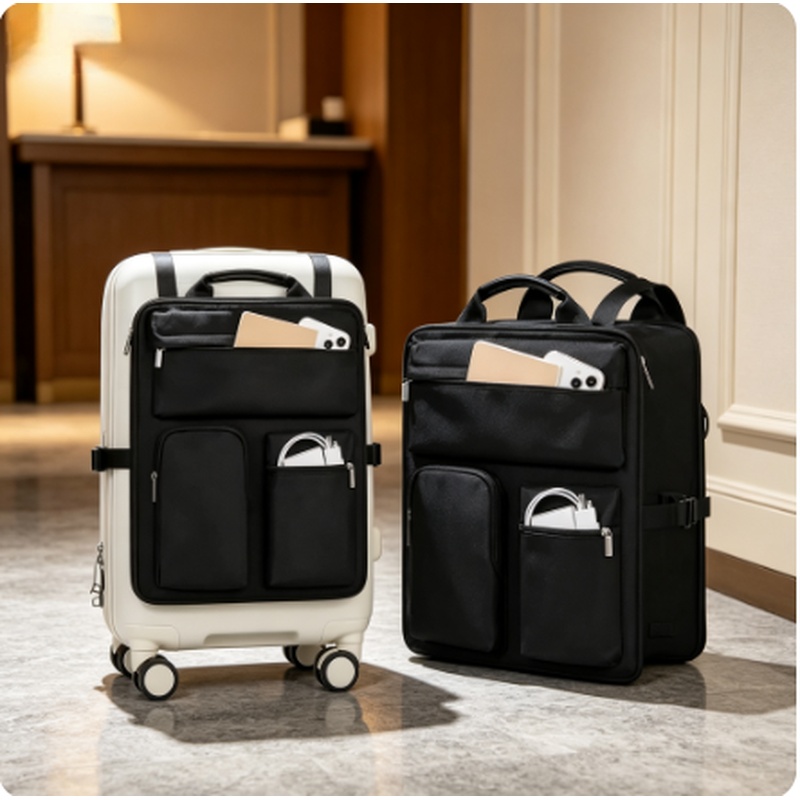 Luggage Strap Belt - Multi‑Pockets Luggage Organizer Bag, Heavy‑Duty Shockproof