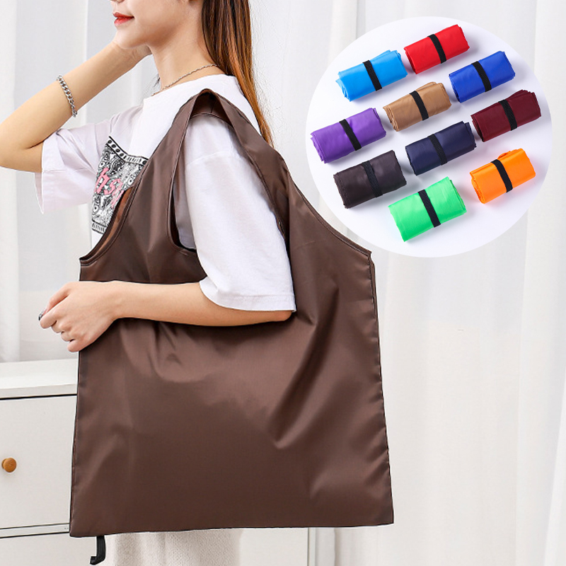 Reusable Zip Bag - Foldable Shopping Bag Reusable Travel Grocery