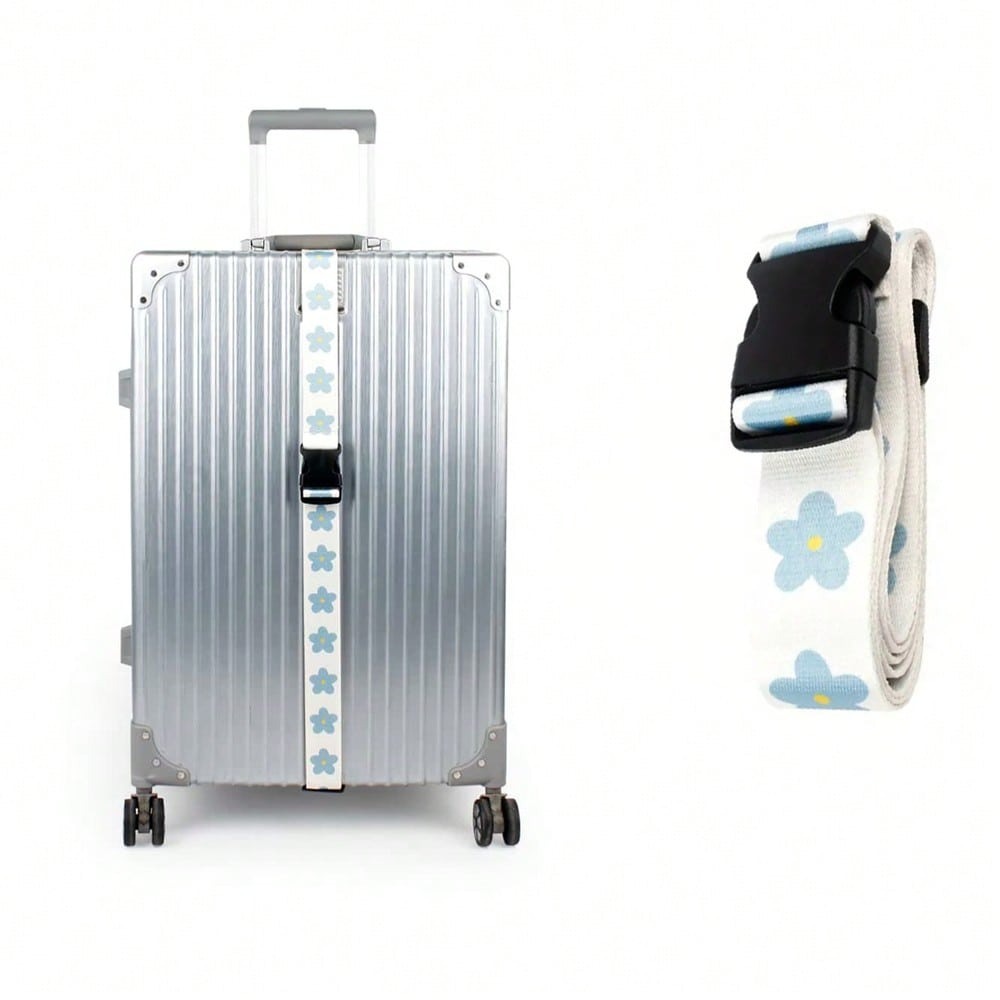 Travel Accessories For Kids - Travel Luggage Plastic Buckle Strap, Floral