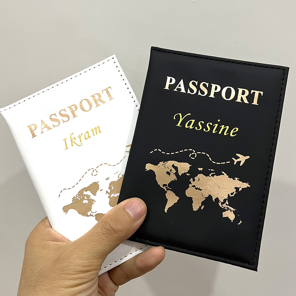 Quality Travel Accessories - New Cute Personalized Passport Cover Plane