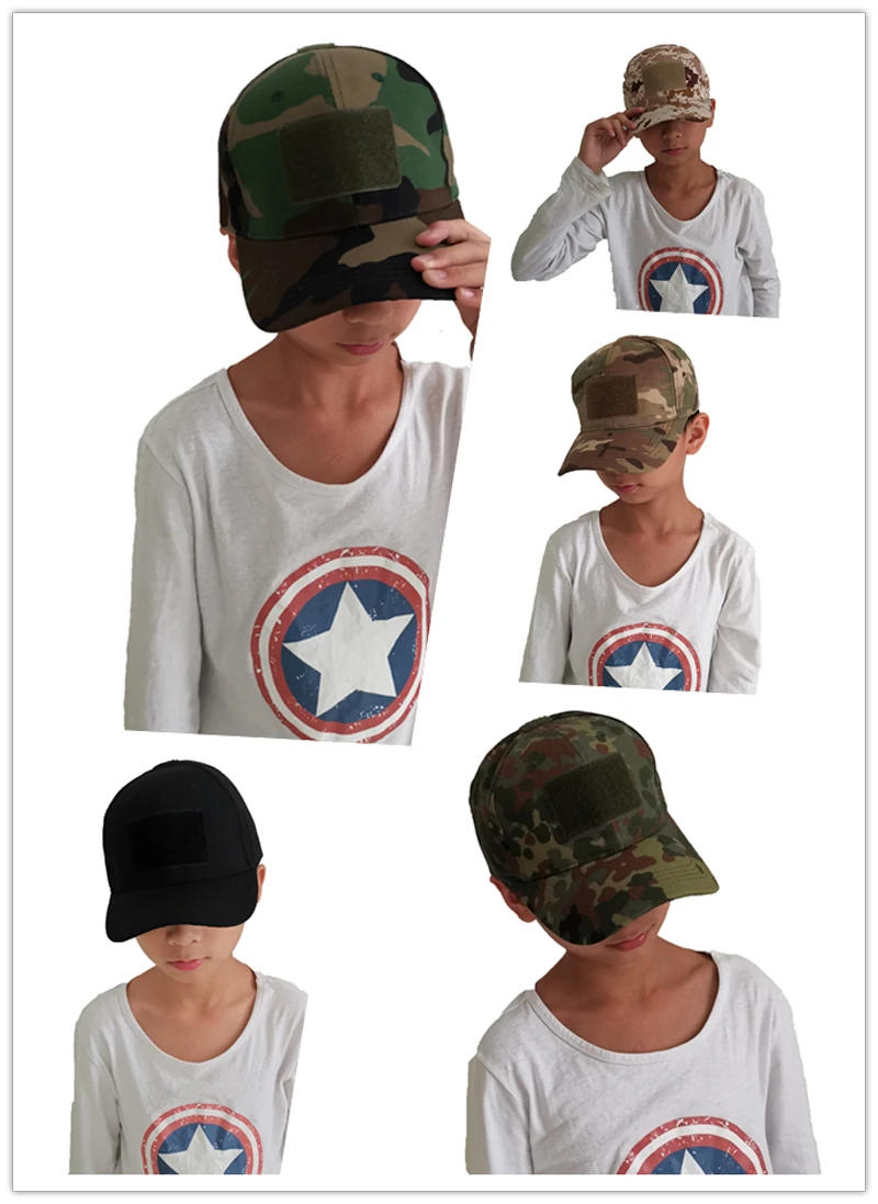 Travel Accessories For Kids - 8-14 Y Children Cap Camouflage Kids