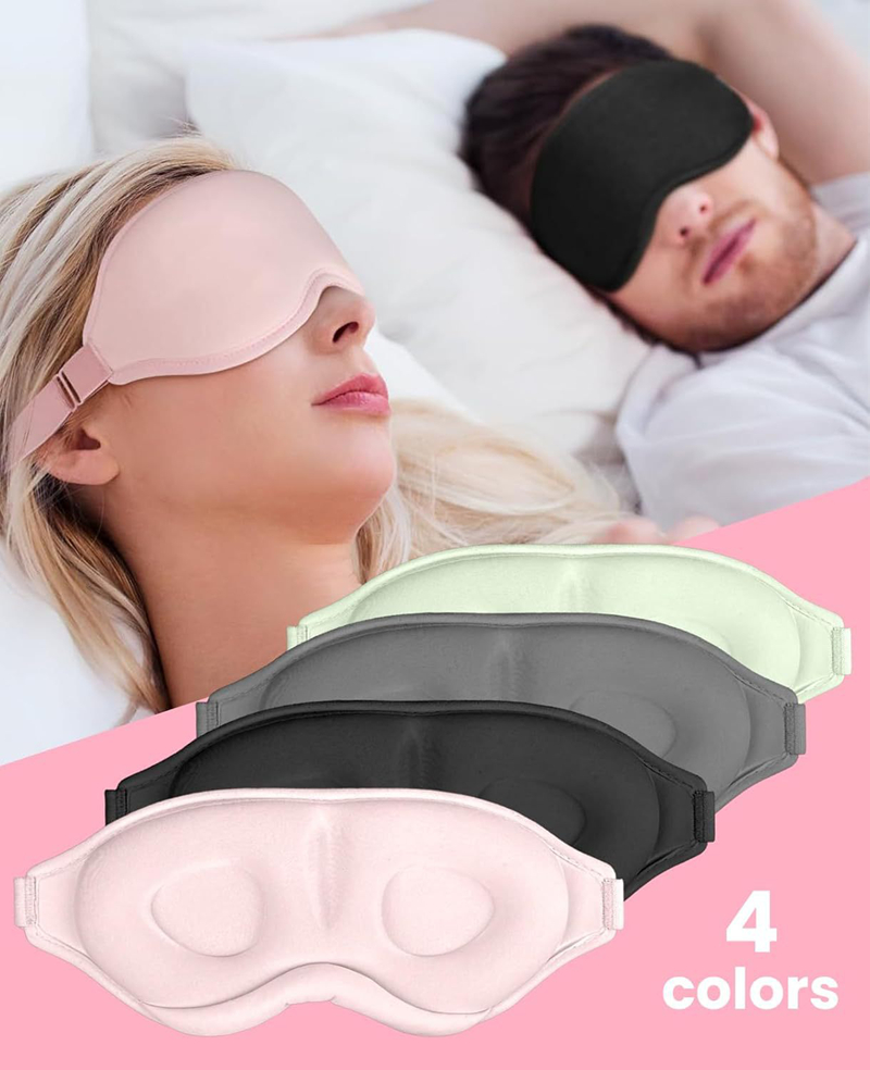 Eye Mask Sleep Travel - 3D Sleeping Eye Mask Travel Rest
