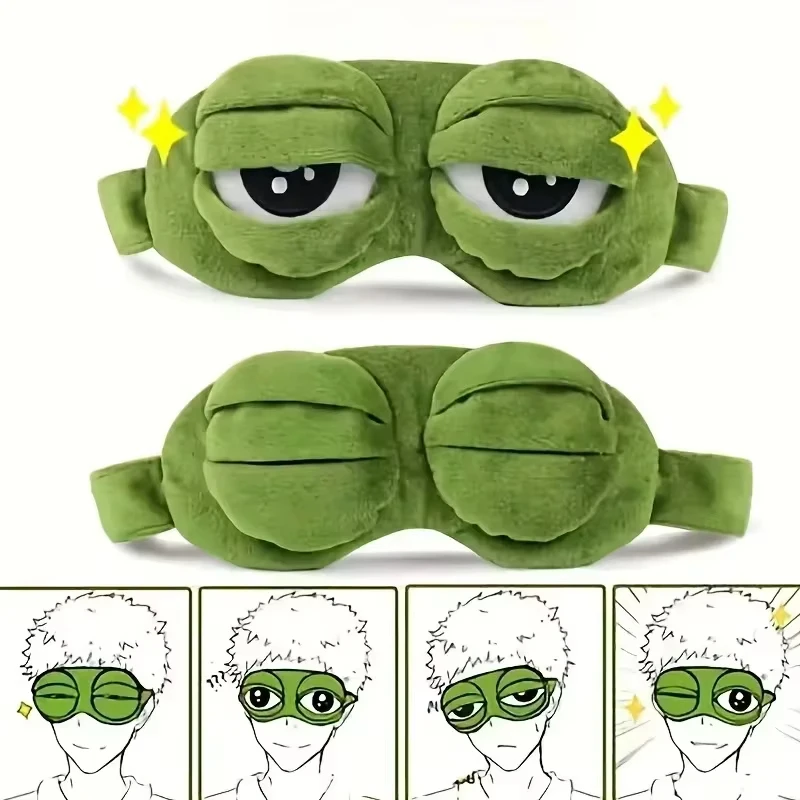 Eye Mask Sleep Travel - Frog Shaped Eye Mask Party Game