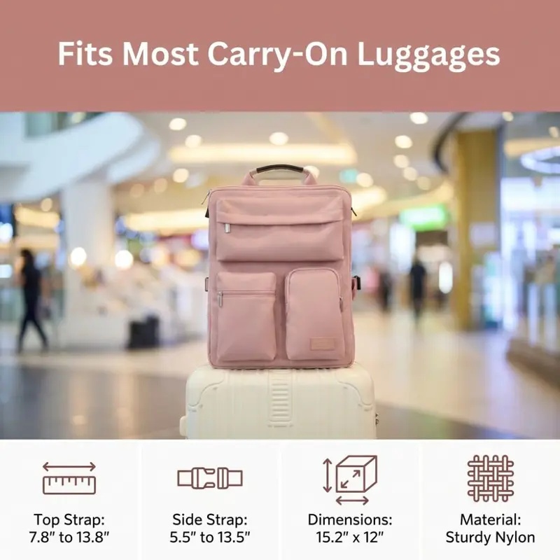 Multi‑Pockets Luggage Organize - Luggage Strap Belt review and price