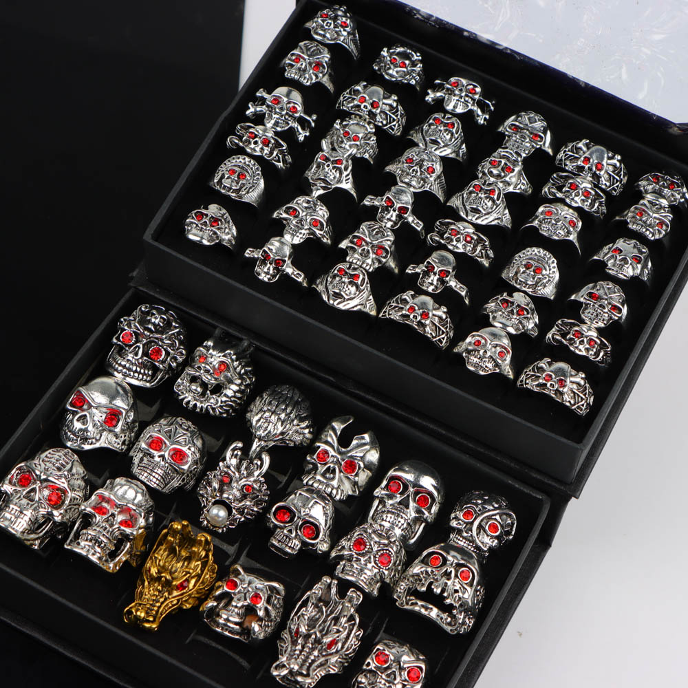 10Pcs/Lot Retro Punk Style Red - Travel Accessories Gifts For Men review and price