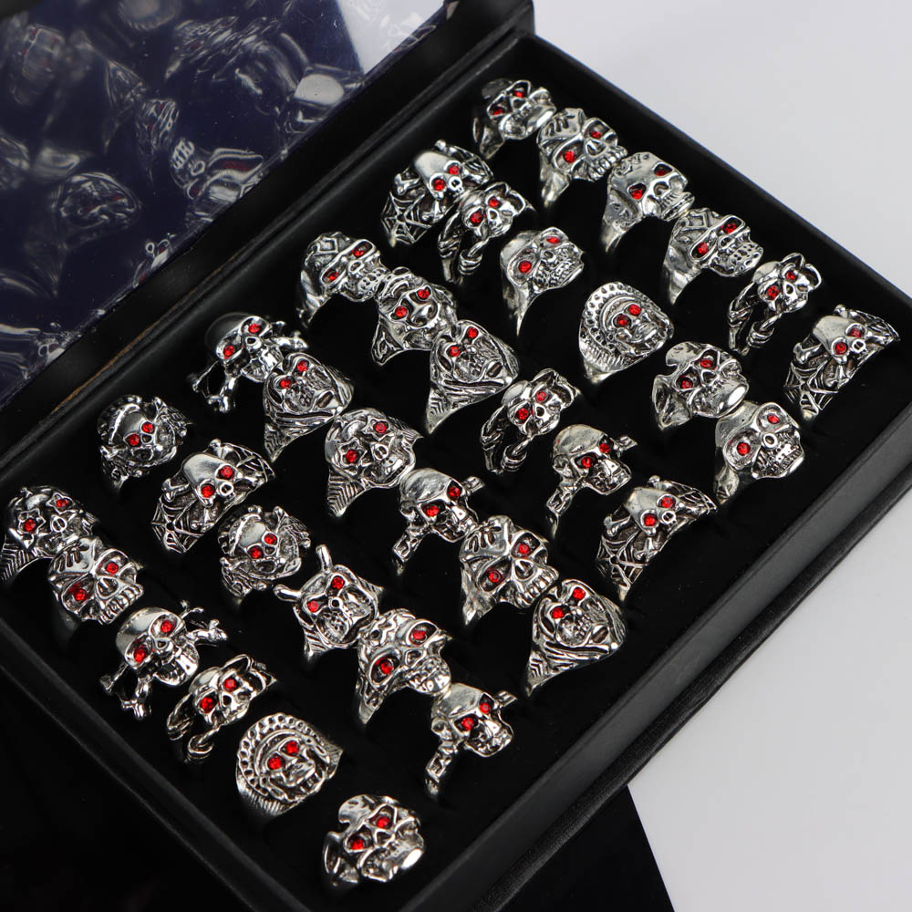 10Pcs/Lot Retro Punk Style Red - Travel Accessories Gifts For Men review and price