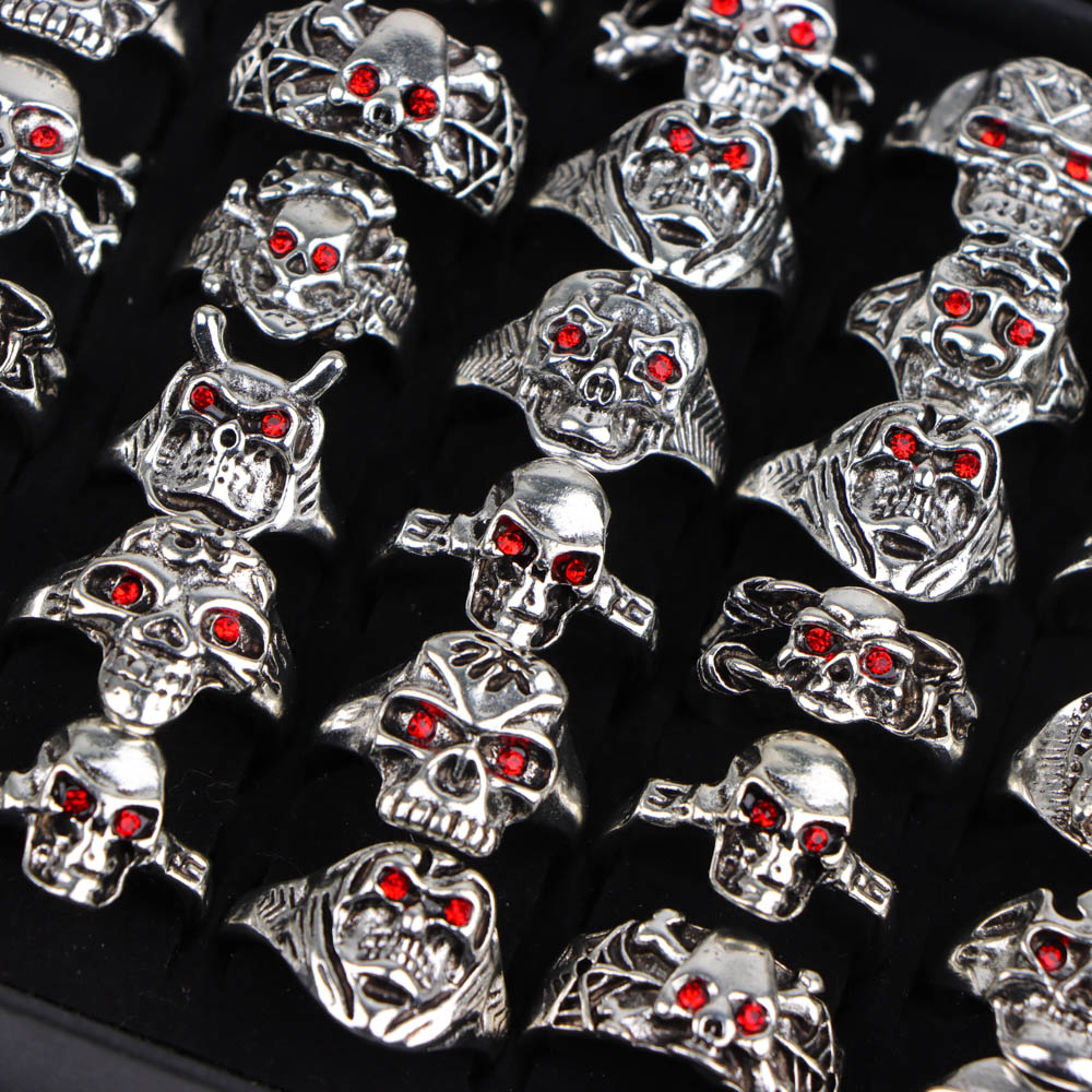 10Pcs/Lot Retro Punk Style Red - Travel Accessories Gifts For Men review and price