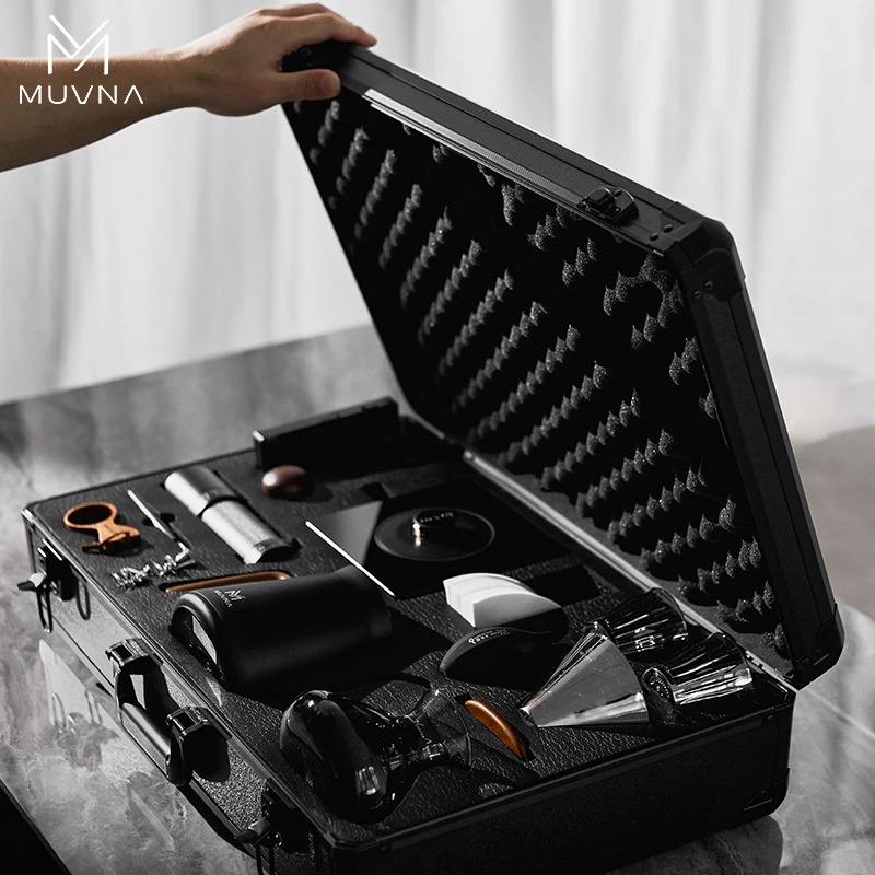 MUVNA 13Pcs Portable Coffee Ma - Travel Accessories Gift Set review and price