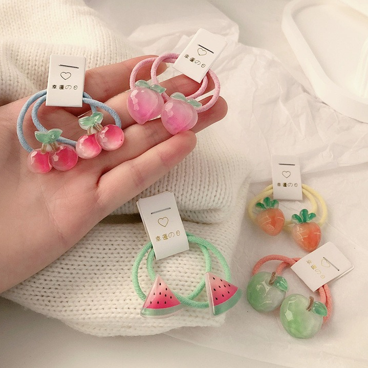 Kids Carrot Hair Ties 5 Pair N - Travel Accessories For Kids review and price