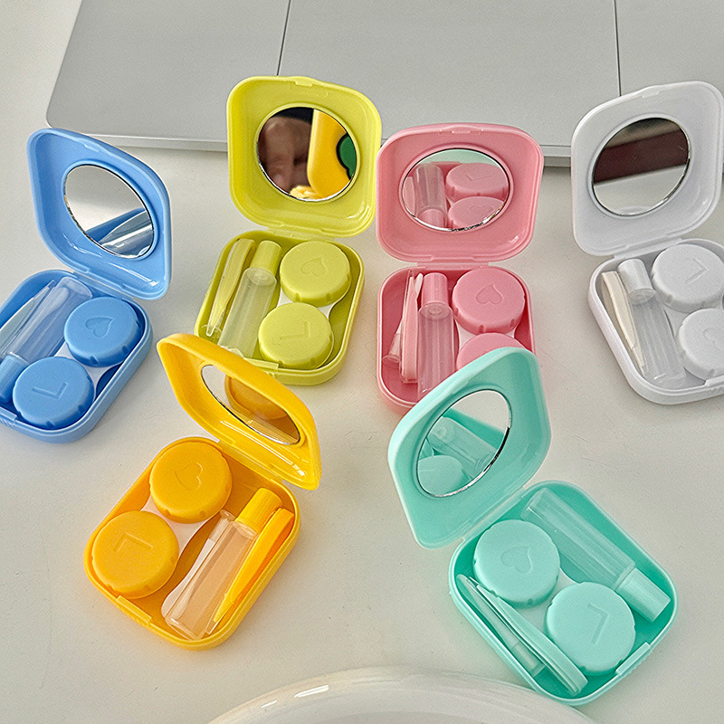 Mini Contact Lenses Case Solid - Travel Accessories Gift Set review and price