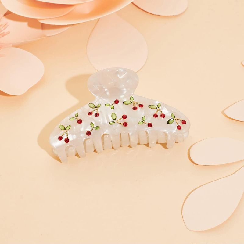 1pc Cherry hair clip, rhinesto - Quality Travel Accessories review and price