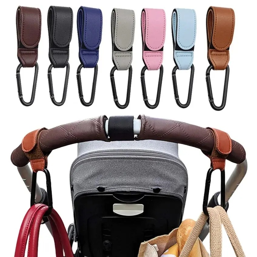 2Pcs Leather Cart Hooks Baby S - Travel Accessories For 3 Year Old review and price