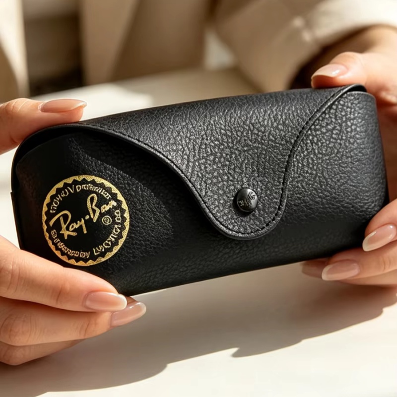 Ray-Ban Leather Sunglasses Cas - Travel Accessories Gifts For Men review and price