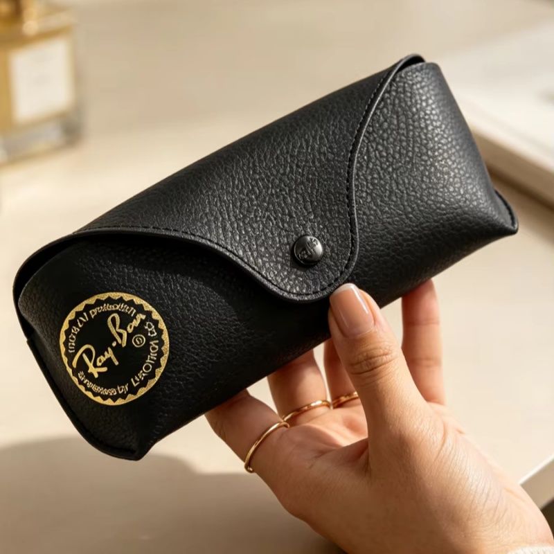 Ray-Ban Leather Sunglasses Cas - Travel Accessories Gifts For Men review and price