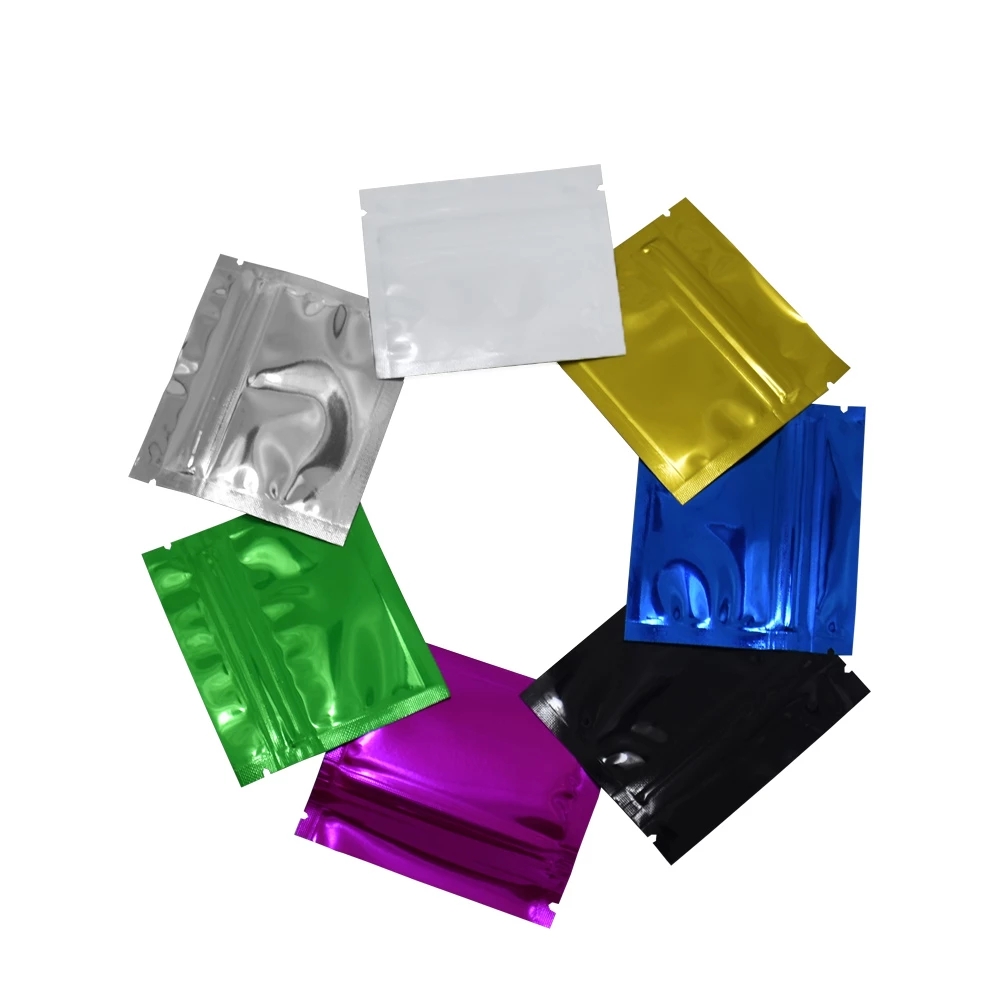 100Pcs Colorful Glossy Aluminu - Reusable Zip Bag review and price