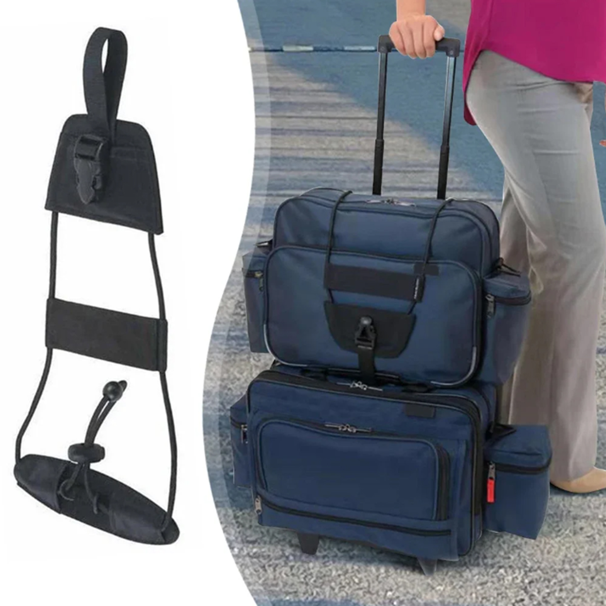 Travel Luggage Connecting Stra - Luggage Strap Belt review and price