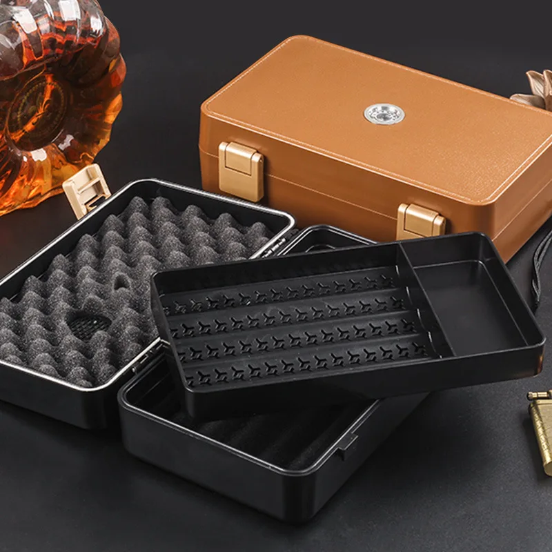 10pcs ABS Humidor Cigar Box Tr - Travel Accessories Gifts For Men review and price