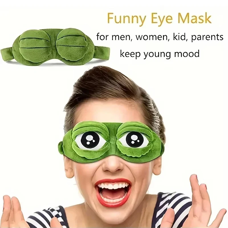 Frog Shaped Eye Mask Party Gam - Eye Mask Sleep Travel review and price